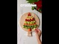 veggie christmas tree 🎄 shorts christmasfood christmasinspiration foodart colorfulfood