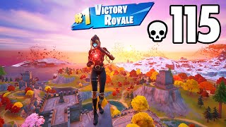 115 Elimination Solo vs Squads WINS Full Gameplay (Fortnite Chapter 4 Season 2)!