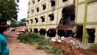 Velammal engineering college building demolishing work chennai by deepam enterprises