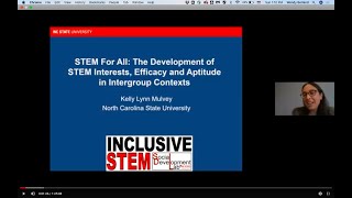 Inclusive STEM: The Development of STEM Interests, Efficacy and Aptitude inIntergroup Contexts.