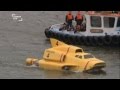 Thunderbird 4 spotted sailing along the River Thames