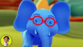 Ek Mota Hathi Elephant Song, एक मोटा हाथी, Hindi Nursery Rhyme for Babies