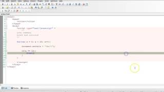 Javascript tutorial - 23 - Loop Control - Break And Continue