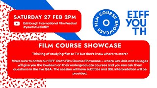 EIFF Youth Film Course Showcase