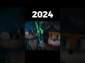 evolution of knuckles tails and gerald robotnik shorts evolution