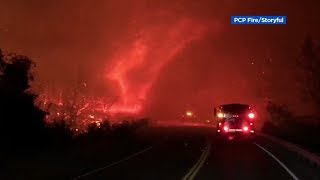 Wildfires can cause firenadoes, thunderstorms