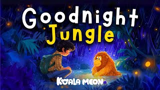 Goodnight Jungle ☔️🐒 Bedtime Stories for Kids with Relaxing Rain Sounds