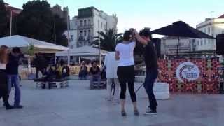 Dragon Square Swing - Festa de Lindy Hop na rua, Martim Moniz, Lisboa, 2014.04.06