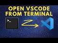 How to Open VS Code from your Terminal/Command Line (Very Easy)