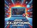 Introduction to Exceptions in Java | Handling Errors Like a Pro