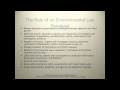 The Role of the Environmental Law Paralegal