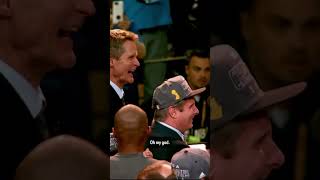 Steve Kerr’s Reaction to Iggy Winning Finals MVP… Priceless! 😅🏆 #SteveKerr #AndreIguodala #FinalsMVP