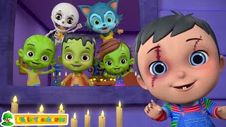 Who Let the Monster Out | Halloween Songs \u0026 Spooky Nursery Rhymes | Cartoon Videos for Kids