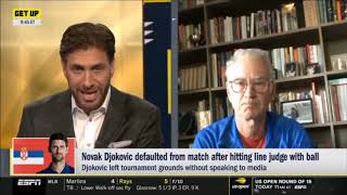 John McEnroe SHOCKED by Novak Djokovic defaulted US Open 2020