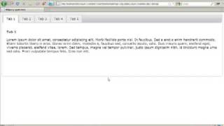wiQuery tutorial: How to use the tabs panel