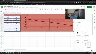 Graphing Equations using Google Sheets