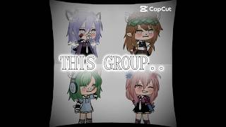 THIS GROUP.😩👑 {•💭 -Nancy💜 -Ivie💛 -Flox💚 -Amelia🩷 💭•} #gacha #gachalife #gachaclub #edit