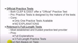 CLEP | Best CLEP Practice Tests Reviews | CLEP Reviews PT 2/4