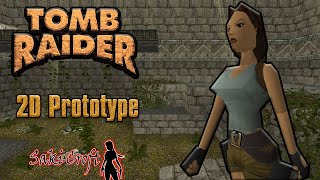 TRLE Tomb Raider I 2D Prototype Full Walkthrough