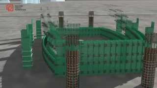 Plastic Plywood, Column Formwork