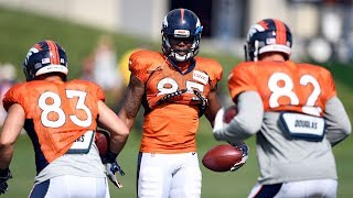Denver Broncos tight ends work on getting back to being an offensive threat