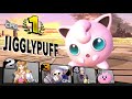 smash ultimate ex kirby vs jigglypuff vs meta knight vs robin vs zelda