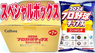 2024 プロ野球チップス スペシャルボックス 第１弾 『1BOX 開封』 Japanese Baseball card カード カルビー Calbee 食玩 Japanese candy toys