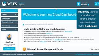 Introducing the Bytes Portal \u0026 Cloud Dashboard