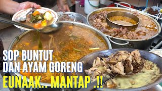 SOP BUNTUT DAN AYAM GORENG, EUNAAK..MANTAP.!!//KULINER SEMARANG//NASUTO STREET FOOD