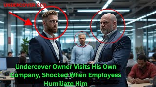 Undercover Owner Visits His Own Company, Shocked When Employees Humiliate Him