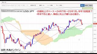 ドル円→日銀1月利上げ実施後は落ち着いた動きに戻ると予想。日銀利上げペースやはり半年1回程度か？投資戦略どうする？