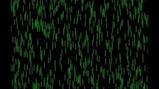 Matrix rain screensaver in Tkinter python