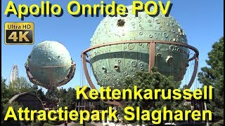 Apollo onride (4K / POV) Attractiepark Slagharen – Kettenkarussell - Schwarzkopf Karussell Slagharen