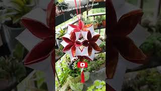 DIY Chinese New Year Lantern Tutorial -How to make an easy lantern 2023 红包灯笼制作 新年手工 Kusudama Origami