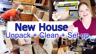 UNPACK AFTER MOVING // NEW HOUSE CLEANING // UNPACK AND CLEAN WITH ME