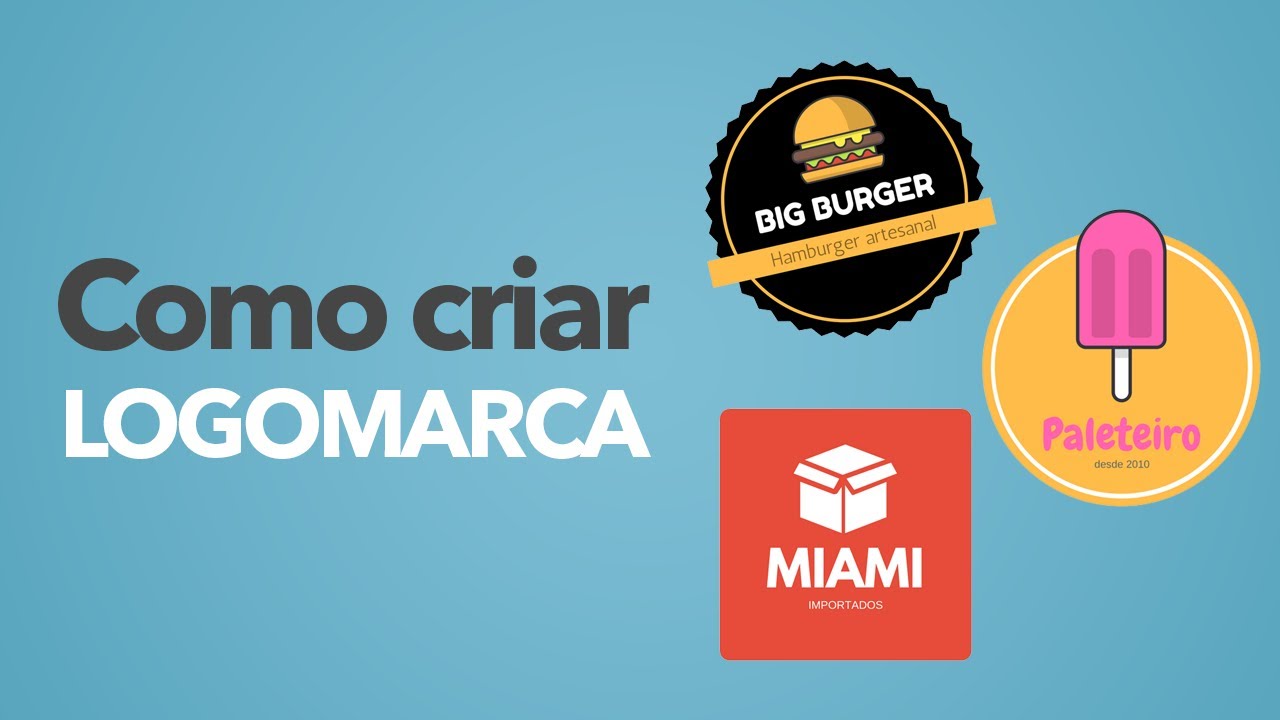 Como Criar Uma Logomarca/Logotipo Gratuitamente! Rápido E Criativo ...