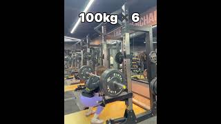 深蹲练一练 100kg✖️6