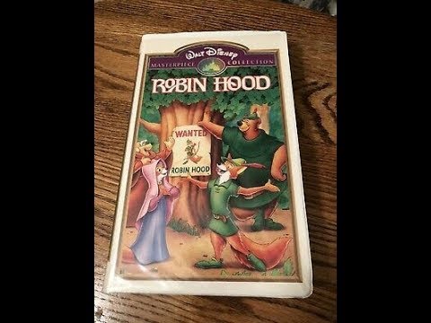 Opening To Robin Hood VHS (1998) - YouTube