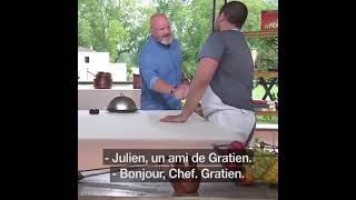 Gratien Vainqueur d’objectif top chef a scotché Philippe Echebest