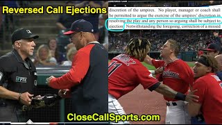 Ejections 130-131 - Umpires' Reversed Foul-to-K Call is the Last Straw for Cleveland, Terry Francona