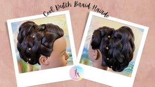 Cool Dutch Braid Hairdo || Genial Trenza Holandesa || Cool Tresse Hollandaise