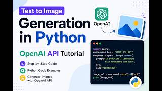 Build an AI Image Generator in Python (OpenAI DALL-E 3 API)