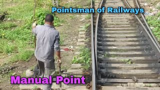 Pointsman of Railways | How to set manual point