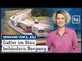 Gaffer im Stau behindern Bergung | hessenschau vom 06.07.2021