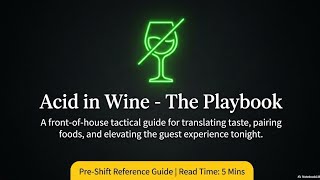 Acidity In Wine