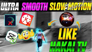 Ultra Smooth Slow Motion Tutorial | Capcut Video Editing Free Fire|Free Fire Video Editing Capcut