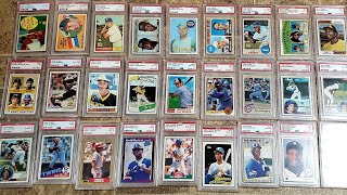 My MLB Hall Of Fame Rookie PSA Card Collection And More! 😯