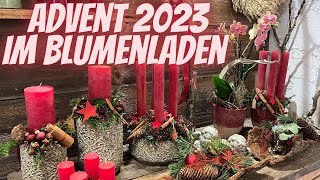 Ladenrundgang im  Advent 2023 beim Blumenmann in Grosshöchstetten - Inspirationen \u0026 Ideen vom Profi