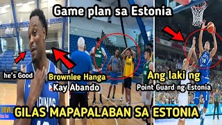 GILAS, MAPAPALABAN SA ESTONIA, AT BROWNLEE HUMANGA KAY RHENZ ABANDO