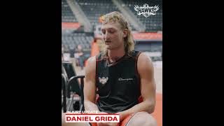 Daniel Grida Injury Update | Illawarra Hawks